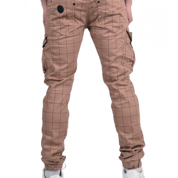 Lightly used_ Project-X Paris_Mens skinny cargos beige - Picture 7 of 8